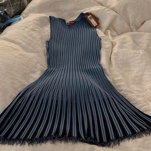 Brand new altuzarra blue stretch dress